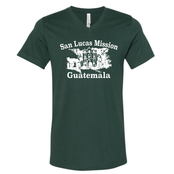 BELLA + CANVAS - Unisex Jersey V-Neck Tee - Printed Logo Thumbnail