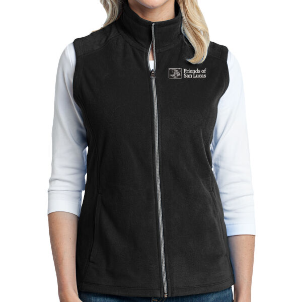 Port Authority® Ladies Microfleece Vest - Embroidered Logo Thumbnail