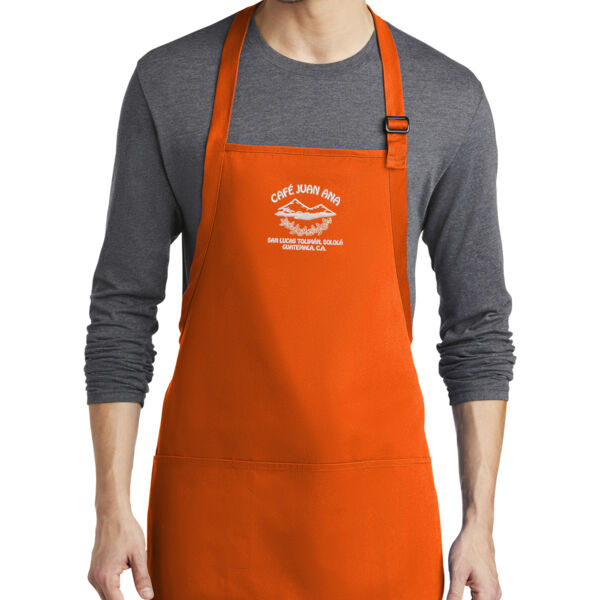 Port Authority Medium Length Apron w/Pouch Pockets - Embroidered Logo Thumbnail