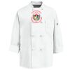Eight Knot Button Chef Coat with Thermometer Pocket Thumbnail