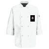 Button Chef Coat with Thermometer Pocket Thumbnail