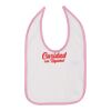 Infant Contrast Trim Premium Jersey Bib Thumbnail