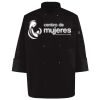 Ten Pearl Button Black Chef Coat Thumbnail