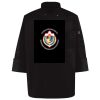 Ten Pearl Button Black Chef Coat Thumbnail