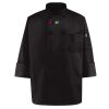 Black Knot Button Chef Coat Thumbnail